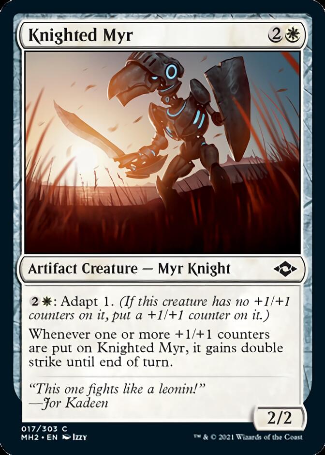 Knighted Myr [Modern Horizons 2] | Arkham Games and Comics