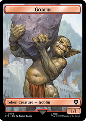 Goblin // Wraith Double-Sided Token [The Lord of the Rings: Tales of Middle-Earth Commander Tokens] | Arkham Games and Comics