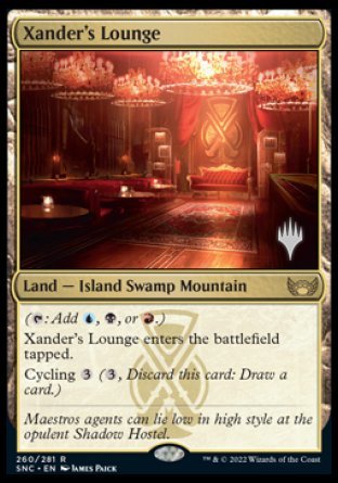 Xander's Lounge (Promo Pack) [Streets of New Capenna Promos] | Arkham Games and Comics