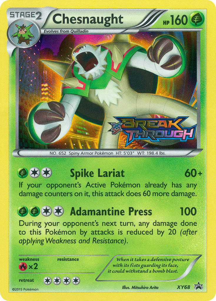 Chesnaught (XY68) [XY: Black Star Promos] | Arkham Games and Comics