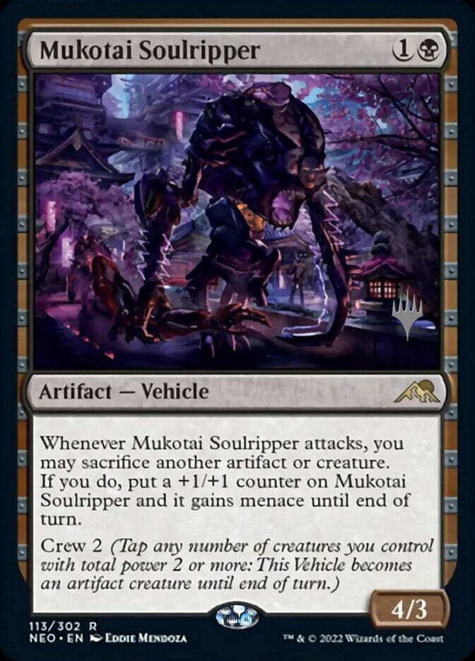 Mukotai Soulripper (Promo Pack) [Kamigawa: Neon Dynasty Promos] | Arkham Games and Comics