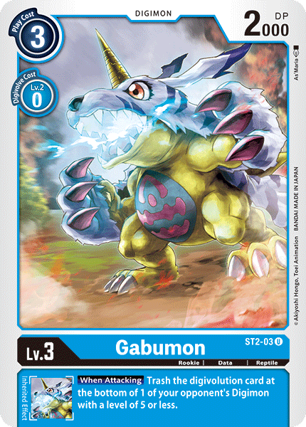 Gabumon [ST2-03] [Starter Deck: Cocytus Blue] | Arkham Games and Comics