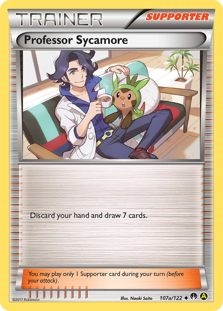 Professor Sycamore (107a/122) [Alternate Art Promos] | Arkham Games and Comics