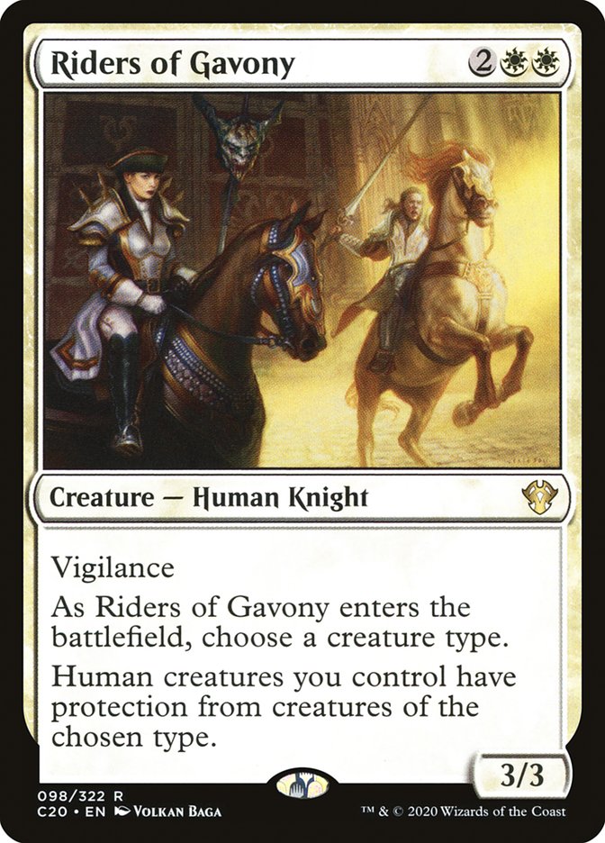 Riders of Gavony [Commander 2020] | Arkham Games and Comics
