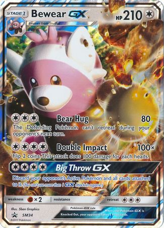 Bewear GX (SM34) (Jumbo Card) [Sun & Moon: Black Star Promos] | Arkham Games and Comics