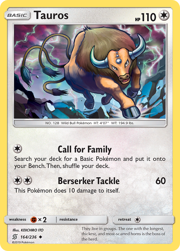 Tauros (164/236) [Sun & Moon: Unified Minds] | Arkham Games and Comics