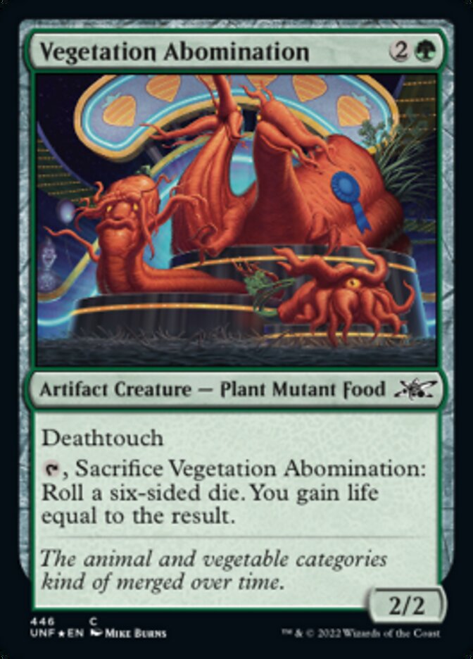 Vegetation Abomination (Galaxy Foil) [Unfinity] | Arkham Games and Comics