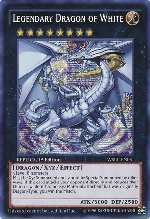 Legendary Dragon of White [WSUP-EN051] Secret Rare | Arkham Games and Comics