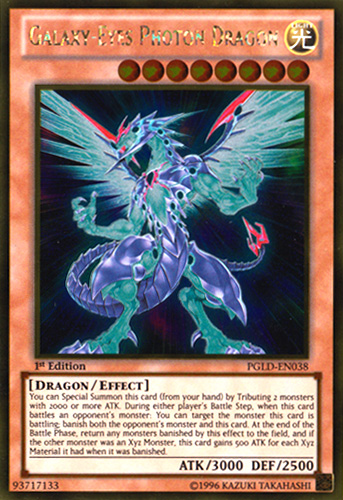 Galaxy-Eyes Photon Dragon [PGLD-EN038] Gold Rare | Arkham Games and Comics