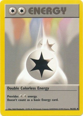 Double Colorless Energy (96/102) [Base Set Unlimited] | Arkham Games and Comics