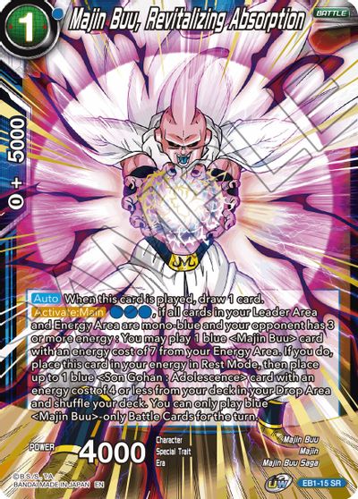 Majin Buu, Revitalizing Absorption (EB1-15) [Battle Evolution Booster] | Arkham Games and Comics