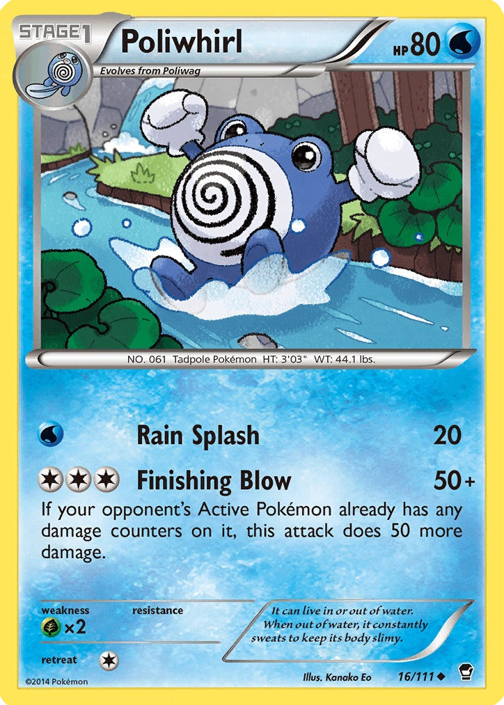 Poliwhirl (16/111) [XY: Furious Fists] | Arkham Games and Comics