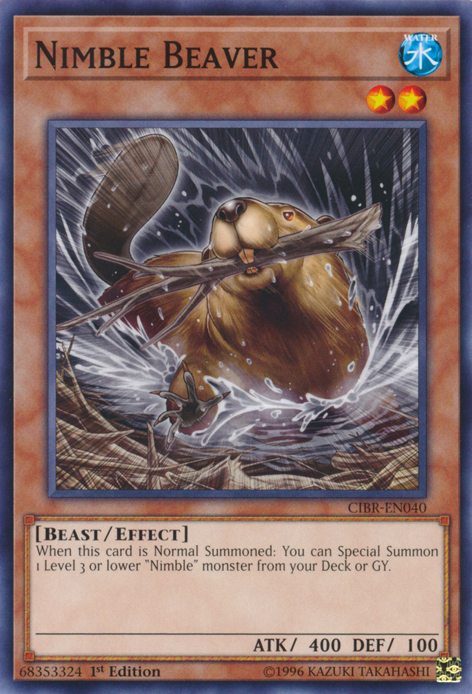 Nimble Beaver [CIBR-EN040] Short Print | Arkham Games and Comics