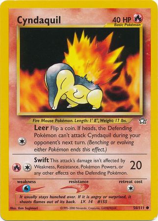 Cyndaquil (56/111) [Neo Genesis Unlimited] | Arkham Games and Comics