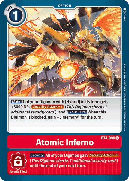 Atomic Inferno [BT4-098] [Great Legend] | Arkham Games and Comics