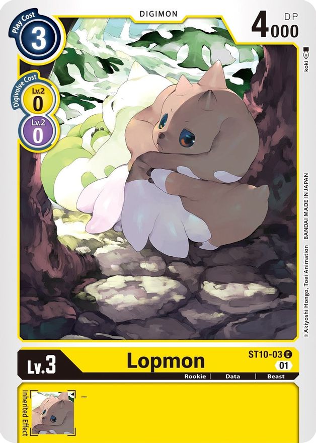 Lopmon [ST10-03] [Starter Deck: Parallel World Tactician] | Arkham Games and Comics