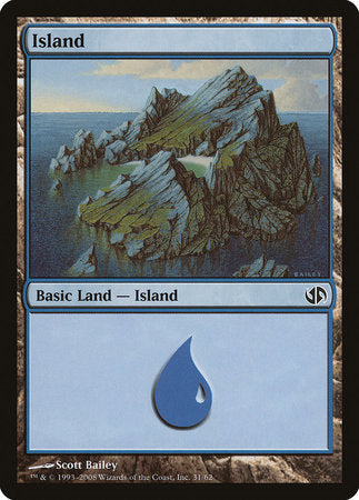 Island (31) [Duel Decks: Jace vs. Chandra] | Arkham Games and Comics