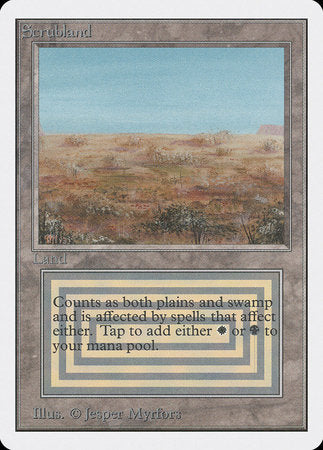 Scrubland [Unlimited Edition] | Arkham Games and Comics