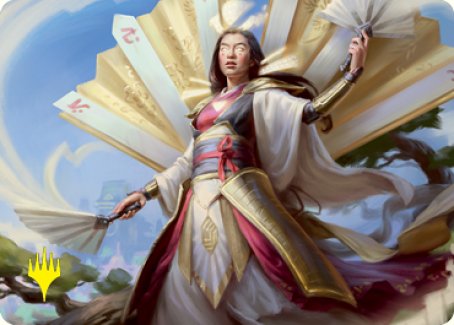 Imperial Subduer Art Card (Gold-Stamped Signature) [Kamigawa: Neon Dynasty Art Series] | Arkham Games and Comics