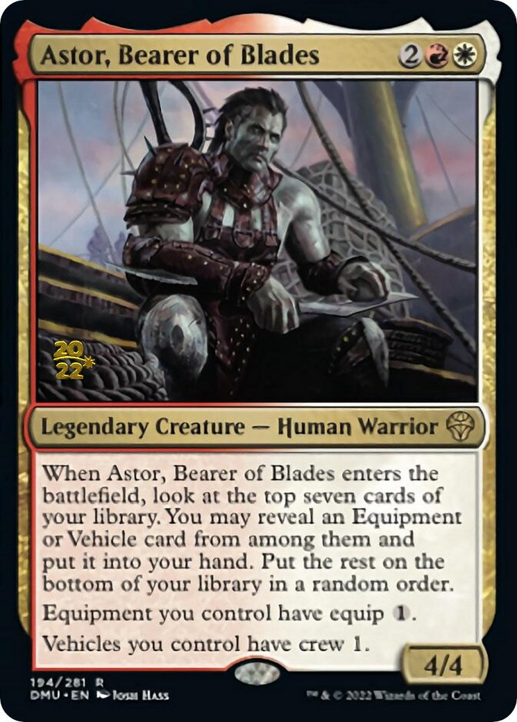 Astor, Bearer of Blades [Dominaria United Prerelease Promos] | Arkham Games and Comics