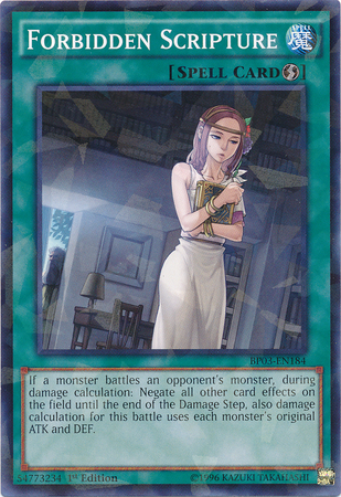 Forbidden Scripture [BP03-EN184] Shatterfoil Rare | Arkham Games and Comics