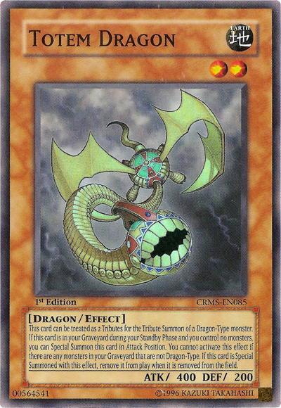 Totem Dragon [CRMS-EN085] Super Rare | Arkham Games and Comics