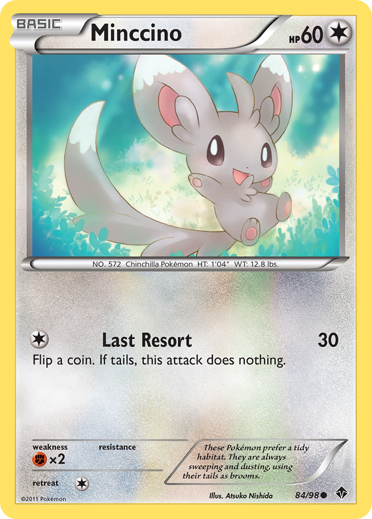 Minccino (84/98) [Black & White: Emerging Powers] | Arkham Games and Comics