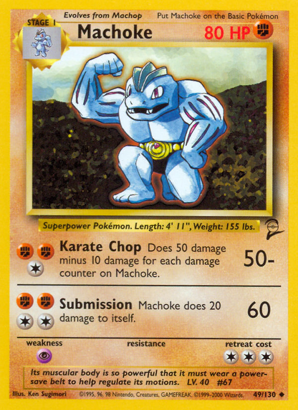 Machoke (49/130) [Base Set 2] | Arkham Games and Comics