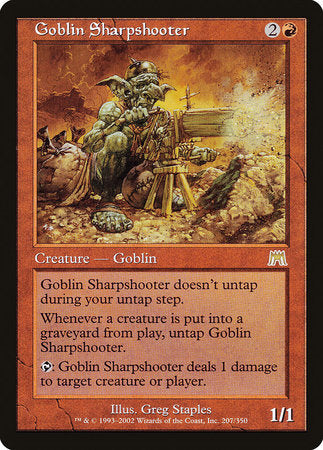 Goblin Sharpshooter [Onslaught] | Arkham Games and Comics