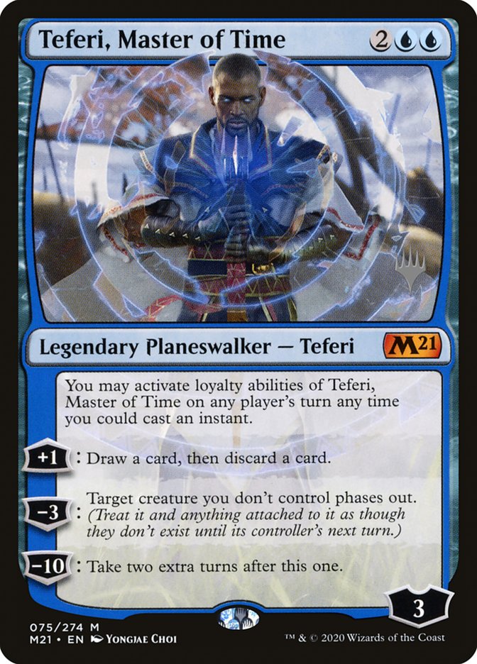 Teferi, Master of Time (Promo Pack) [Core Set 2021 Promos] | Arkham Games and Comics