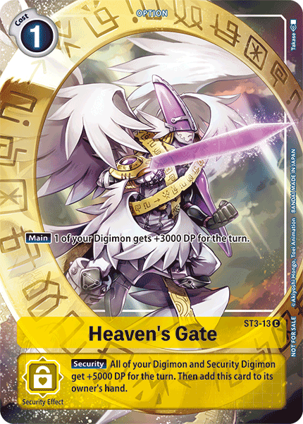 Heaven's Gate [ST3-13] (Tamer's Evolution Box) [Starter Deck: Heaven's Yellow Promos] | Arkham Games and Comics