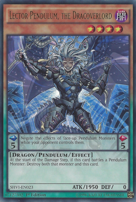 Lector Pendulum, the Dracoverlord [SHVI-EN023] Ultra Rare | Arkham Games and Comics
