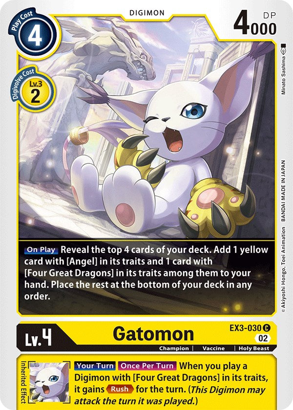 Gatomon [EX3-030] [Draconic Roar] | Arkham Games and Comics