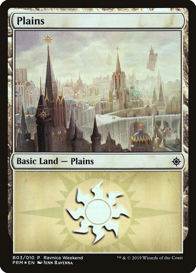 Plains (B03) [Ravnica Allegiance Guild Kit] | Arkham Games and Comics