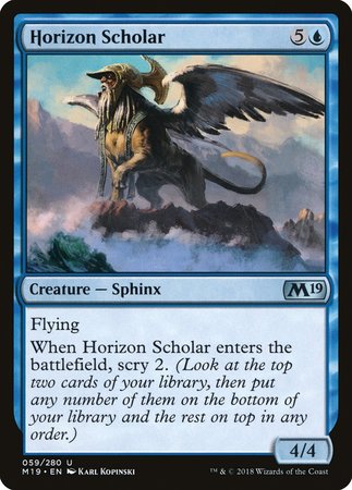 Horizon Scholar [Core Set 2019] | Arkham Games and Comics