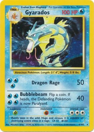 Gyarados (6/102) [Base Set Unlimited] | Arkham Games and Comics