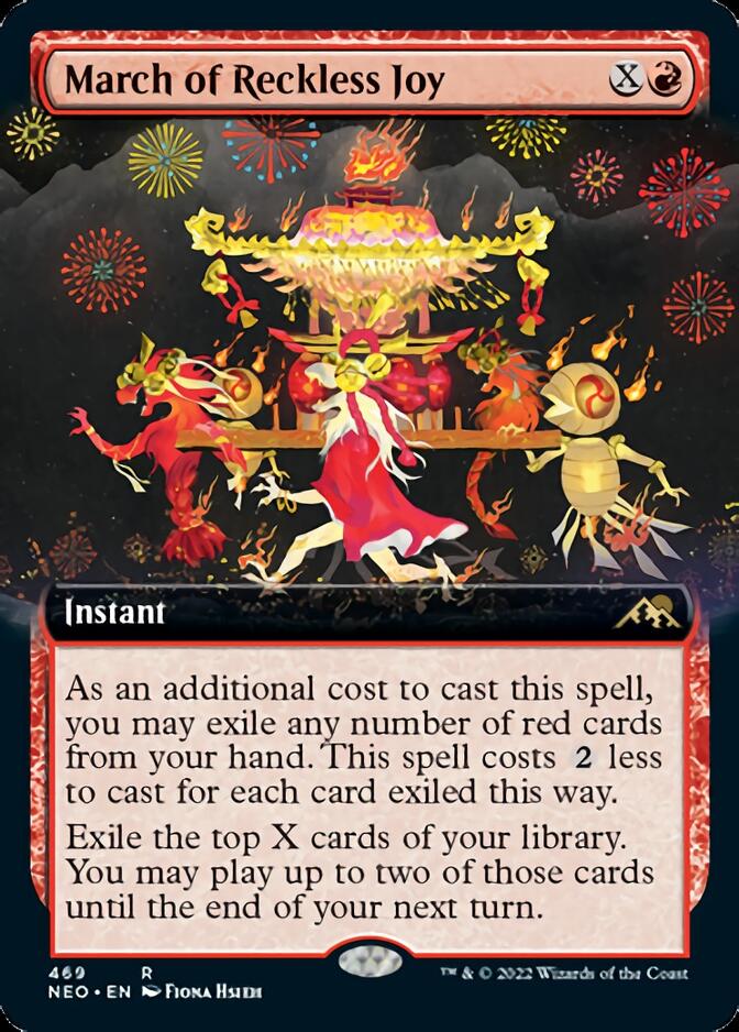 March of Reckless Joy (Extended) [Kamigawa: Neon Dynasty] | Arkham Games and Comics