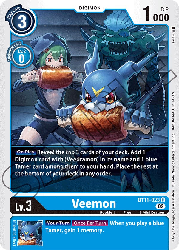 Veemon [BT11-023] [Dimensional Phase] | Arkham Games and Comics