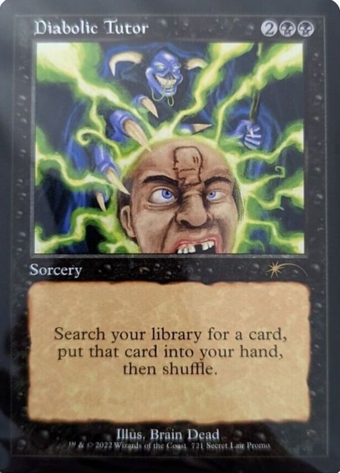 Diabolic Tutor (Retro) [Secret Lair Drop Promos] | Arkham Games and Comics