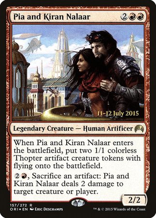 Pia and Kiran Nalaar [Magic Origins Promos] | Arkham Games and Comics