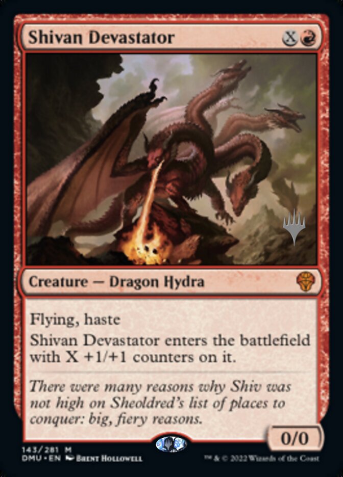 Shivan Devastator (Promo Pack) [Dominaria United Promos] | Arkham Games and Comics