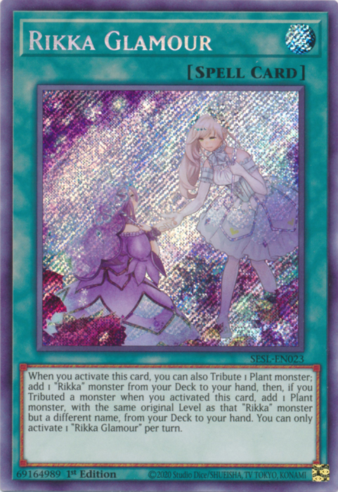 Rikka Glamour [SESL-EN023] Secret Rare | Arkham Games and Comics
