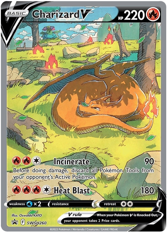 Charizard V (SWSH260) [Sword & Shield: Black Star Promos] | Arkham Games and Comics