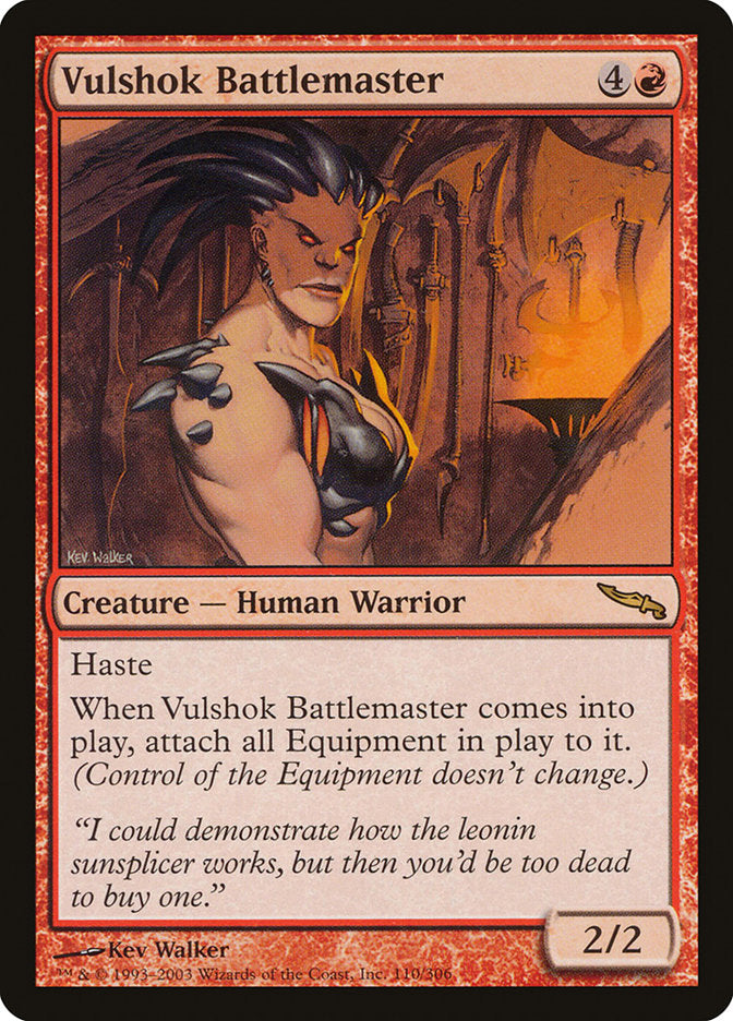 Vulshok Battlemaster [Mirrodin] | Arkham Games and Comics