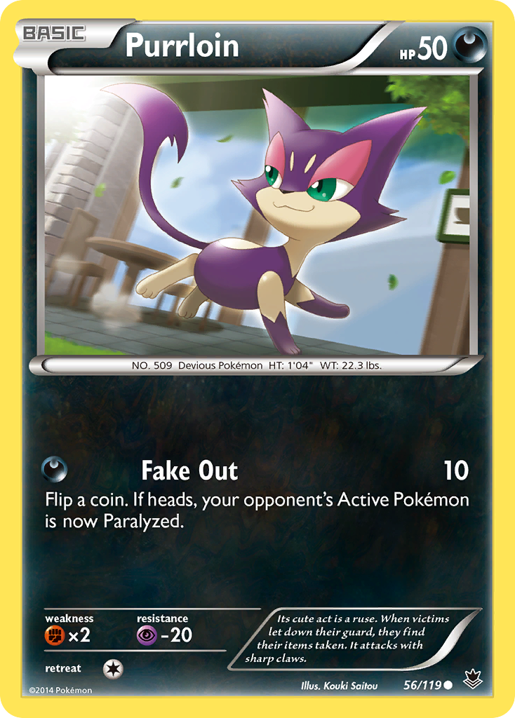 Purrloin (56/119) [XY: Phantom Forces] | Arkham Games and Comics