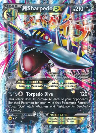 M Sharpedo EX (XY200) (Jumbo Card) [XY: Black Star Promos] | Arkham Games and Comics