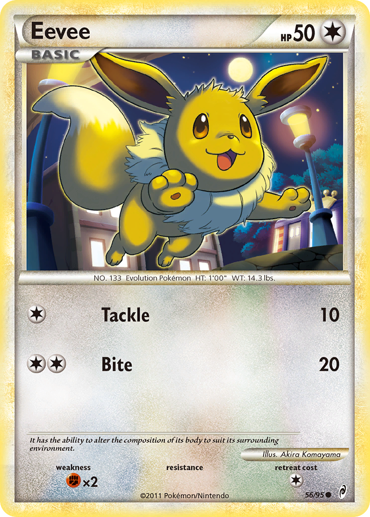 Eevee (56/95) [HeartGold & SoulSilver: Call of Legends] | Arkham Games and Comics