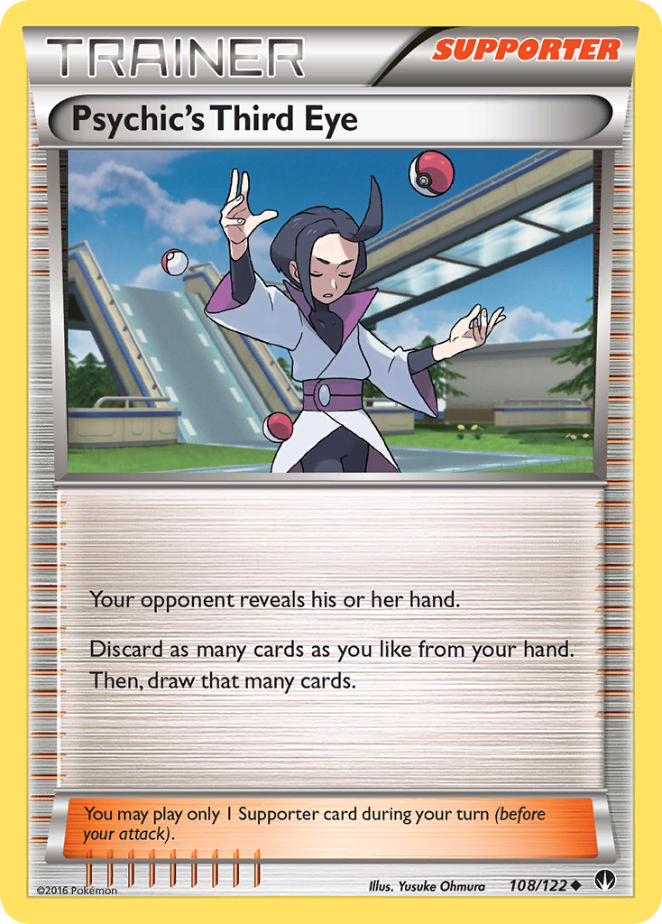 Psychic's Third Eye (108/122) [XY: BREAKpoint] | Arkham Games and Comics