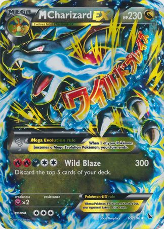 M Charizard EX (69/106) (Jumbo Card) [XY: Flashfire] | Arkham Games and Comics