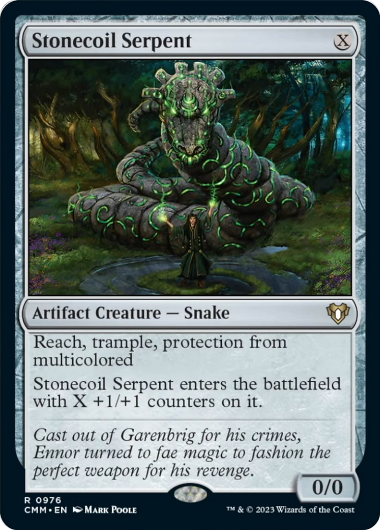 Stonecoil Serpent [Commander Masters] | Arkham Games and Comics